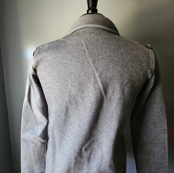 J. Crew Grey One Button Sweater Blazer - Picture 5 of 5